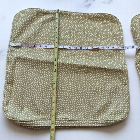 La Z Boy Mustard Yellow Throw Decor Pillow Covers Set of 2 - Picture 7 of 8